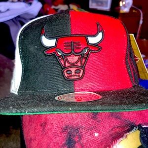 Multi color SnapBack Chicago Bulls hat